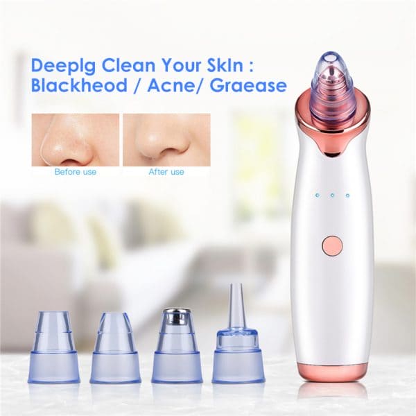 Bubble Black Head Remover, Vacuum Pore Cleaner, Acne Cleanser, Black Spots Removal, Face Nose Deep Cleaning Tools, Pimple Pore Cleansing Device, Beauty Skin Care Tool, 5 Sensors USB Rechargeable Blackhead Vacuum Cleaner Kit for Women and Men Bubble Black Head Remover, Vacuum Pore Cleaner, Acne Cleanser, Black Spots Removal, Face Nose Deep Cleaning Tools, Pimple Pore Cleansing Device, Beauty Skin Care Tool, 5 Sensors USB Rechargeable Blackhead Vacuum Cleaner Kit for Women and Men